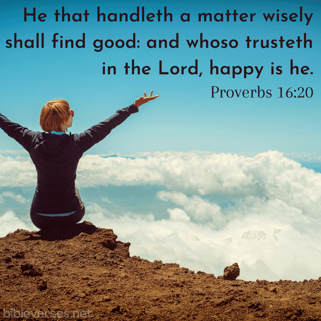Proverbs 16 20 King James Version KJV 